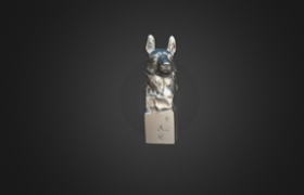 Statues of Dog Head – 3D Scanning by PRINCE775